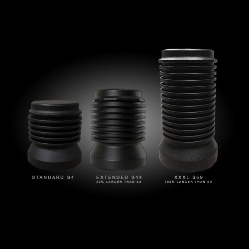 K&P Powder Coat Black Oil Filter