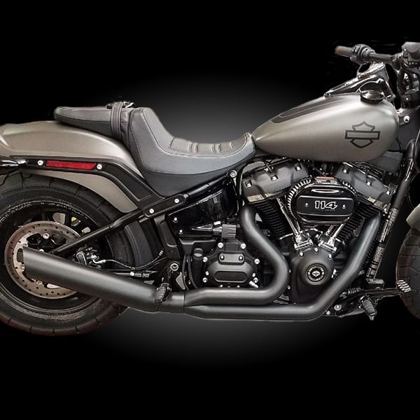 D&D Exhaust 639Z-31F Black Low Cat