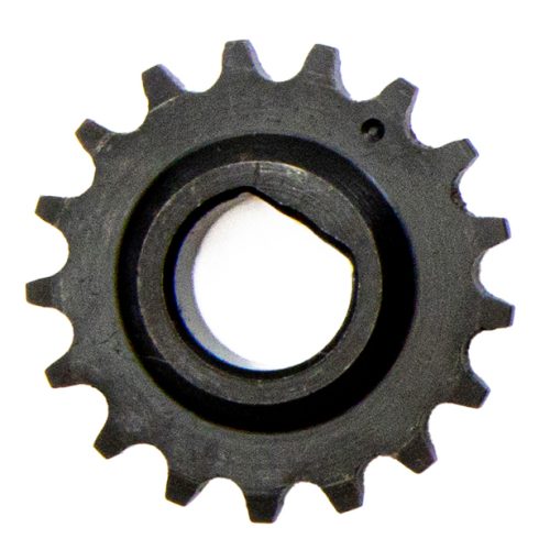 Precision-cut Feuling 1091 crankshaft cam chain sprocket shown in raw machined steel for Harley-Davidson engines