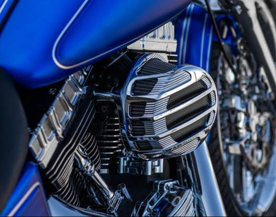 Arlen Ness Sidekick Series Chrome Air Intake for All Harley Models -