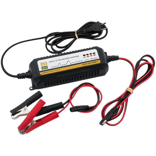 Bikemaster 150906 12V 2A lithium-ion motorcycle battery charger with clamps