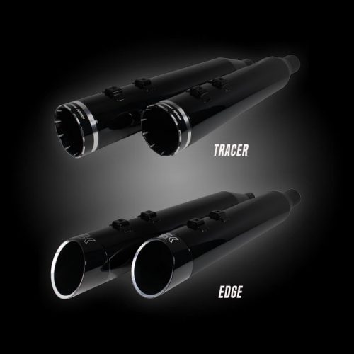 Khrome Werks Gloss Black Obsidian Slip-On Mufflers