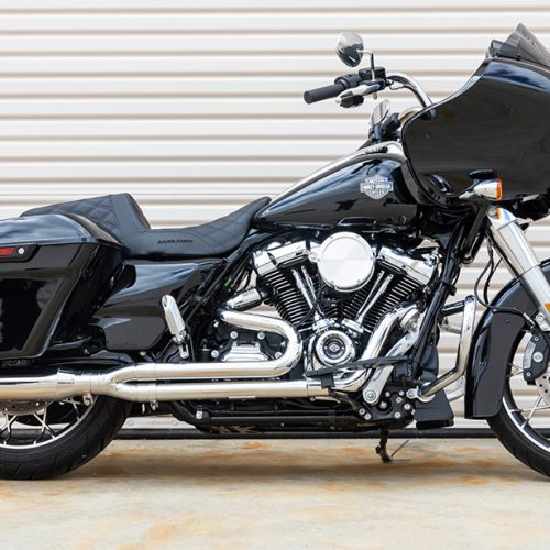 Feuling 5902SP 2-Into-1 Show Polished Exhaust System for 2017-Newer Harley Milwaukee-Eight Touring