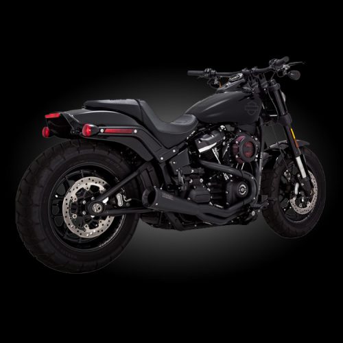 Vance & Hines 47323 Black 2-Into-1 Upsweep