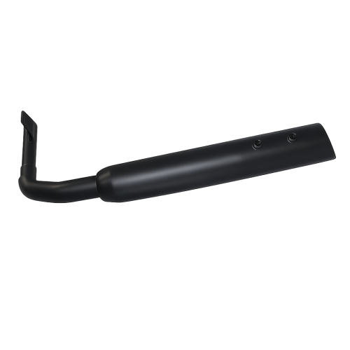 D&D 630N Ghost Pipe for Harley M8 – Black/Chrome High-Flow Exhaust Accessory