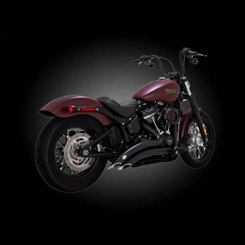 Vance & Hines 46377 Big Radius Black Exhaust System for 2018-Newer Softails