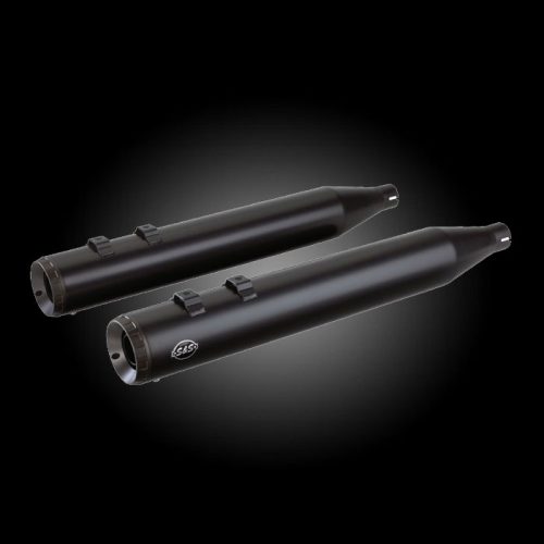 S&S Cycle 4" Grand National Slip-On Mufflers for 1995-Newer Touring