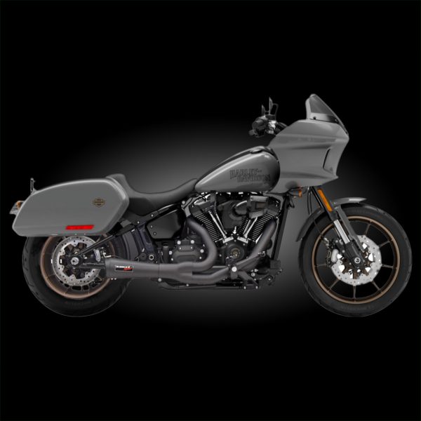 Bassani 1S73RBE Ripper Short 2-into-1 Exhaust for M8 Softail