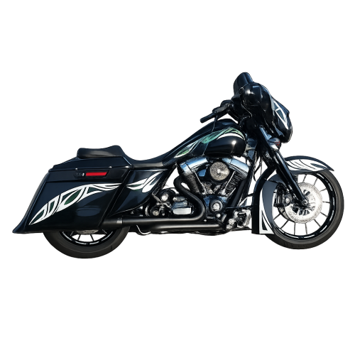 D&D 623Z-21X X-Cat Headers performance exhaust system for 2009–2016 Harley FL Touring motorcycle.