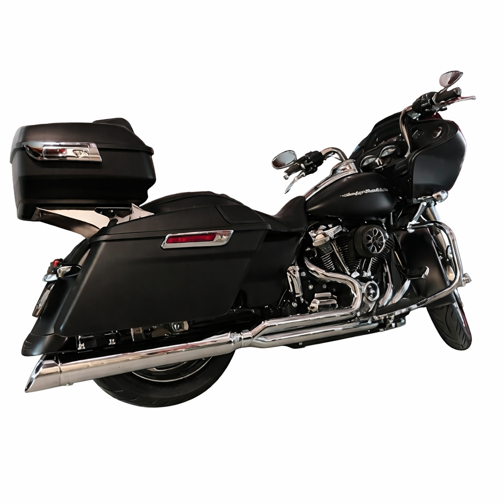 654Z-32T D&D Billet Cat Exhaust 2-into-1 Chrome for 2023-2024